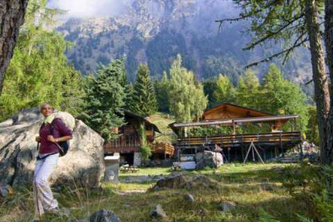 Die Leiter Alm oberhalb von Algund