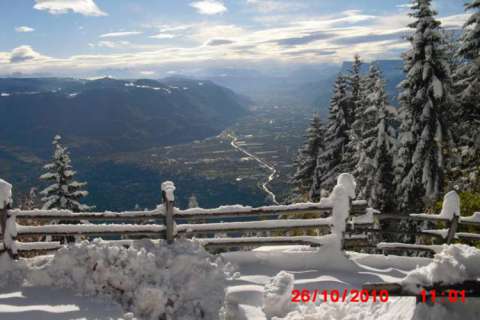 Leiter Alm, Ausblick im Winter