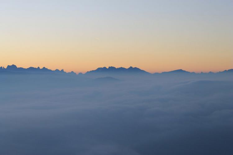 Dolomiten, Morgendämmerung