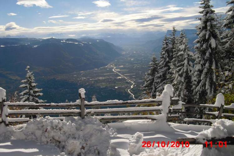 Leiter Alm, vista in inverno